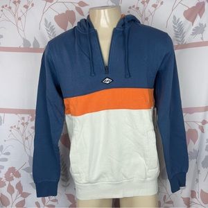 BILLABONG Wave Washed Half Zip Sweatshirt Size Medium